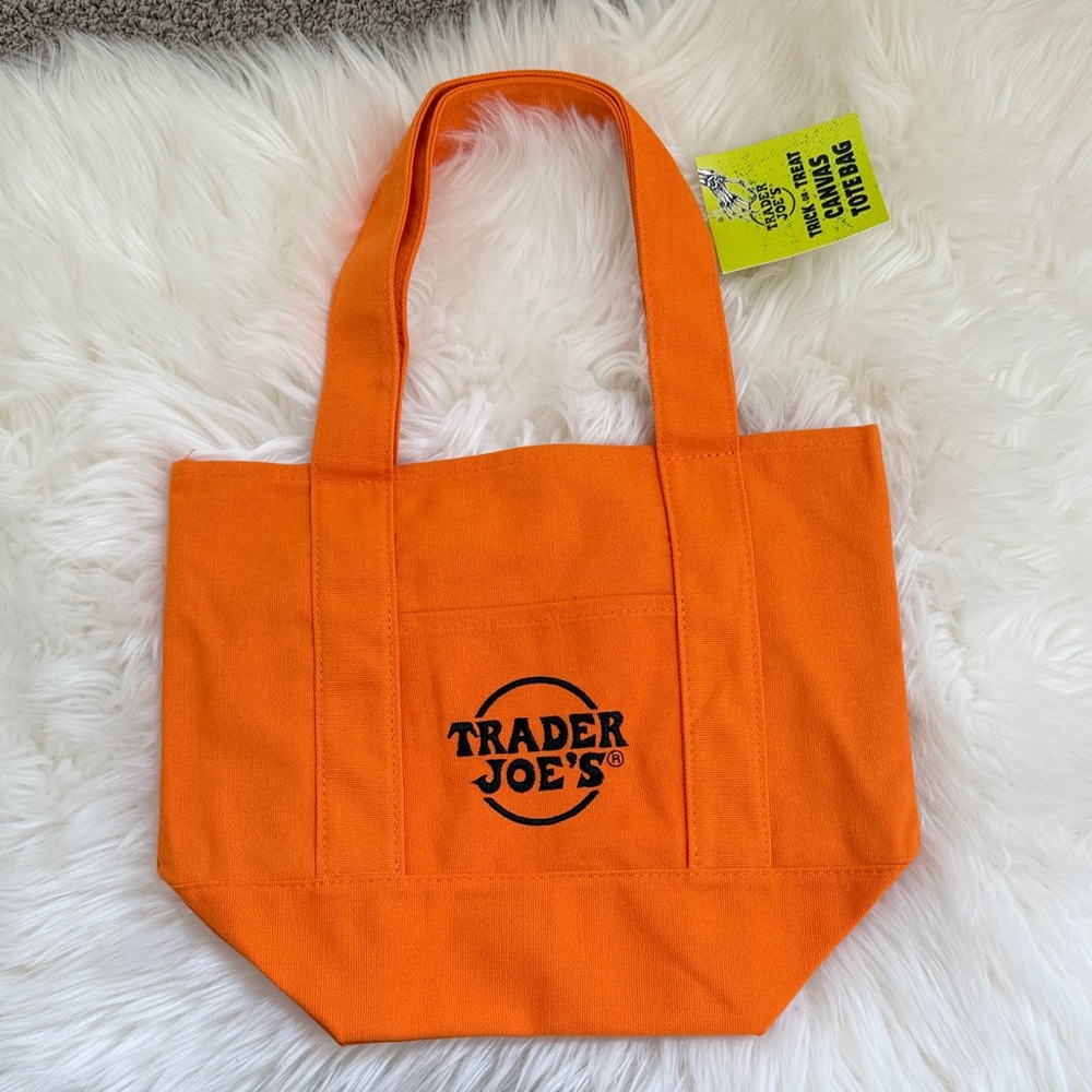 Trader Joe’s Halloween theme-Colorful Trick a Treat Tote Bag Set